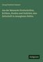 Der Text beschreibt ein Werk von Georg Friedrich Daumer mit dem Titel: "Aus der Mansarde Streitschriften, Kritiken, Studien und Gedichte; eine Zeitschrift in zwanglosen Heften." Unten rechts ist das Wort "Antigonos". Der Hintergrund ist einfarbig grün.