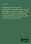 Anonymous: Anonymous: Proceedings of the American Antiquarian Society a, Buch