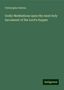 Christopher Sutton: Godly Meditations upon the most holy Sacrament of the Lord's Supper, Buch