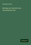 Maximilian Heine: Beiträge zur Geschichte der orientalischen Pest, Buch