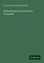 Franz Eduard Christoph Dietrich: Abhandlungen zur hebräischen Grammatik, Buch