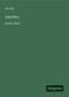 Novalis: Schriften, Buch