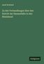 Adolf Wohlwill: Zu den Verhandlungen über den Eintritt der Hansestädte in den Rheinbund, Buch