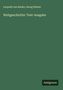 Leopold von Ranke: Weltgeschichte: Text-Ausgabe, Buch