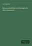 Carl Siegfried: Spinoza als Kritiker und Ausleger des Alten Testaments, Buch