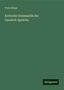 Franz Bopp: Bopp, F: Kritische Grammatik der Sanskrit-Sprache, Buch