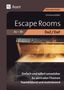 Texte: "Sekundarstufe I", "Escape Rooms", "Einfach und sofort umsetzbar", "DaZ/DaF". Illustration: Eine offene Truhe raucht., Buch