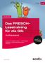 "Das FRESCH-Lesetraining für die GS: Aufbau­band." Zwei fröhliche Figuren stehen auf einem Bücherstapel., 1 Buch und 1 Diverse