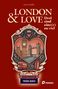 Text: "London & Love: Drei sind eine(r) zu viel", "Anne Scheller", "Storyverse Young Adult". Illustration: Big Ben, Tower Bridge, rotes Telefonhäuschen, Bus., Buch