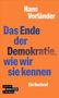 Hans Vorländer: Die Revolte der Bürger, Buch, Buch