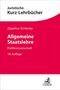 „Juristische Kurz-Lehrbücher“, „Allgemeine Staatslehre“, „18. Auflage“, roter und weißer Hintergrund, C.H. BECK Logo., Buch