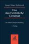 Alexander Ganter: Das strafrichterliche Dezernat, Buch