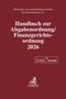 „Handbuch zur Abgabenordnung/Finanzgerichtsordnung 2026“; inkl. Zugang zu „beck-online“. Dunkelroter Hintergrund, Verlagslogo unten., 1 Buch und 1 Diverse