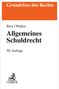 Grundrisse des Rechts, Brox/Walker, Allgemeines Schuldrecht, 50. Auflage. Unten ein Logo von C.H. BECK., Buch