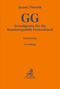 "GG Grundgesetz für die Bundesrepublik Deutschland Kommentar 19. Auflage" in blauer Schrift auf orangefarbenem Hintergrund., Buch