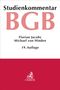 „Studienkommentar BGB“, Autoren: Florian Jacoby, Michael von Hinden, 19. Auflage. Darunter ein Logo mit einem Greif.