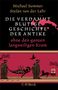 "Die verdammt blutige Geschichte der Antike", Illustration: antike Figuren tragen verletzte Person, blutige Details., Buch