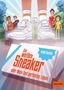 „Die weißen Sneaker oder Mein fast perfektes Leben“. Illustration: Große Sneakers, Jugendliche, Basketballkorb., Buch