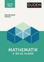 "Mathematik 5. bis 10. Klasse", grüne Illustration mit geometrischen Formen und "Duden"-Logo., Buch