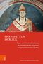 "Das Papsttum im Blick" in weißer Schrift auf rotem Hintergrund. Darunter ein Gemälde eines Papstes mit Tiara., Buch