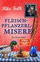 "Rita Falk, FLEISCHPFLANZERL-MISERE, Ein Provinzkrimi. VISUELLE DETAILS: Ente, Teller mit Fleischpflanzerl, Blaulicht, Gewehre.", Buch