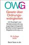 : Gesetz über Ordnungswidrigkeiten. OWiG, Buch
