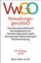 Text "VerwaltungsgerichtsO", "VerwaltungsverfahrensG", "BundesgebührenG", "50. Auflage 2025". Schwarzer Text auf weißem Hintergrund.