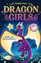 Der Text lautet: "DRAGON GIRLS", "Stella, der Sternendrache", "Exklusive Auflage mit Glitzersammelkarte". Ein lila Drache mit goldenen Flügeln und Blumen im Hintergrund., Buch