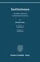Rudolph Sohm: Institutionen., Buch