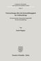 Ernst Wagner: Untersuchungen über die Kostenabhängigkeit der Geldnachfrage., Buch