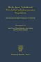 : Recht, Sport, Technik und Wirtschaft in mehrdimensionalen Perspektiven., Buch