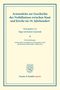 Hugo Von Kremer-Auenrode: Actenstücke zur Geschichte des Verhältnisses zwischen Staat und Kirche im 19. Jahrhundert, Buch