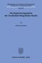 Christian Doepner: Die Registrierungsoption der Gesellschaft bürgerlichen Rechts, Buch