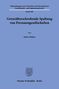 Malte Gläßner: Grenzüberschreitende Spaltung von Personengesellschaften, Buch
