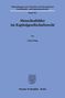 Lukas Klug: Menschenbilder im Kapitalgesellschaftsrecht, Buch