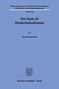 "Der Staat als Minderheitsaktionär" von Max René Brandt. Logo: Adler mit Sonne darüber. Duncker & Humblot, Berlin.