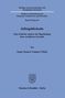 "Selbstgeldwäsche", Analyse von Unrecht, von Jorge Gustavo Urquizo Videla. Dunkelblaues Cover, Verlag Duncker & Humblot.
