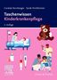 „Taschenwissen Kinderkrankenpflege, 2. Auflage“ steht über Illustrationen von Ärzten, Kind, Teddy, Flasche, Spritze., Buch