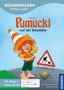 Titel: "Bücherhelden Erstes Lesen - Pumuckl auf der Baustelle". Illustration: Pumuckl mit einem Baustellenhut., Buch
