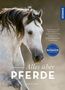 Ein graues Pferd schaut nach links. Oben Zitat von Ingrid Klimke. "Alles über Pferde" und Ulrike Amler groß unten.