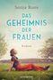 Text: "Sonja Roos, Das Geheimnis der Frauen, Roman, Goldmann". Frau sitzt auf grüner Wiese, blauer Himmel, Bäume im Hintergrund., Buch