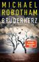 MICHAEL ROBOTHAM, BRUDERHERZ, PSYCHOTHRILLER, SPIEGEL Bestseller-Autor, GOLDMANN. Zwei kahle Bäume vor wolkigem Himmel., Buch