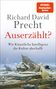 Text: "Richard David Precht. Auserzählt? Wie Künstliche Intelligenz die Kultur abschafft. SPIEGEL Bestseller-Autor. GOLDMANN."  
Illustration von zerbrochenem Eis in einer kargen Landschaft., Buch