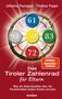 "Das Tiroler Zahlenrad für Eltern" zeigt ein Zahlenrad mit Zahlen in bunten Kreisen, darunter ein Spiegel Bestseller-Label., Buch