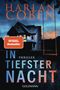 Titel: "In tiefster Nacht", Autor: Harlan Coben, Genre: Thriller, "SPIEGEL Bestseller"-Label, Verlag: Goldmann. Ein Haus bei Nacht., Buch