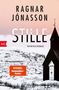 "Ragnar Jónasson, STILLE, Kriminalroman, SPIEGEL Bestseller-Autor" – Kirche vor schneebedeckter Landschaft.