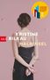 Texte: "Kristine Bilkau", "Halbinsel", "Roman", "Ausgezeichnet mit dem Preis der Leipziger Buchmesse 2025". 

Eine Frau im schwarzen Kleid, von hinten gezeigt, mit rosa Hintergrund und Seifenblasen., Buch