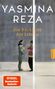 "Yasmina Reza. Die Rückseite des Lebens. SPIEGEL Bestseller-Autorin. Illustration: Zwei Personen im Gespräch vor grauem Hintergrund.", Buch