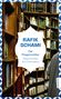 Ein Buchcover mit dem Text: "RAIK SCHAMI, Der Fliegenmelker, Geschichten aus Damaskus". Im Hintergrund Bücherregale., Buch