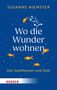 Titel: "Wo die Wunder wohnen"; Untertitel: "Von Goldfischen und Gott". Autorenname: Susanne Niemeyer. Goldfische vor blauem Hintergrund., Buch